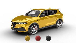 3D model Alfa Romeo Tonale TI 2026 3d model