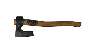 one-handed axe viking model