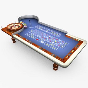 3d model casino table -