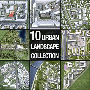 Urban Landscape Collection 3D model