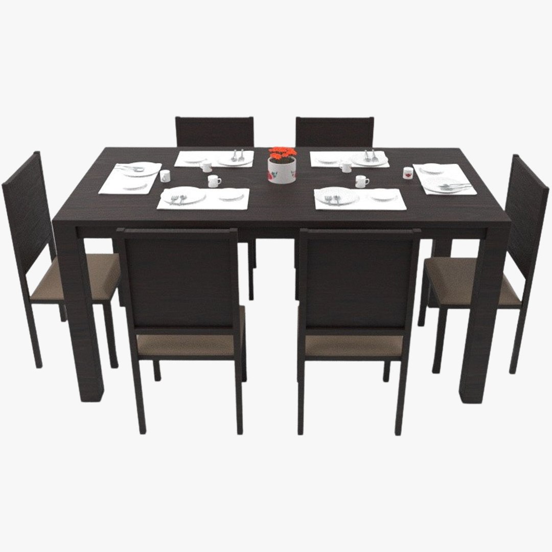 3D Model Dining Table - TurboSquid 2078333