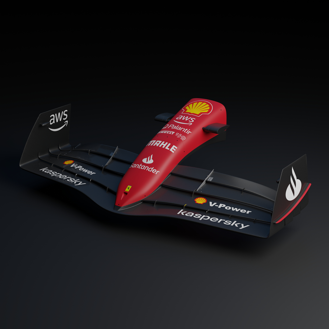 Front spoiler F1 Ferrari3D模型 TurboSquid 1924397