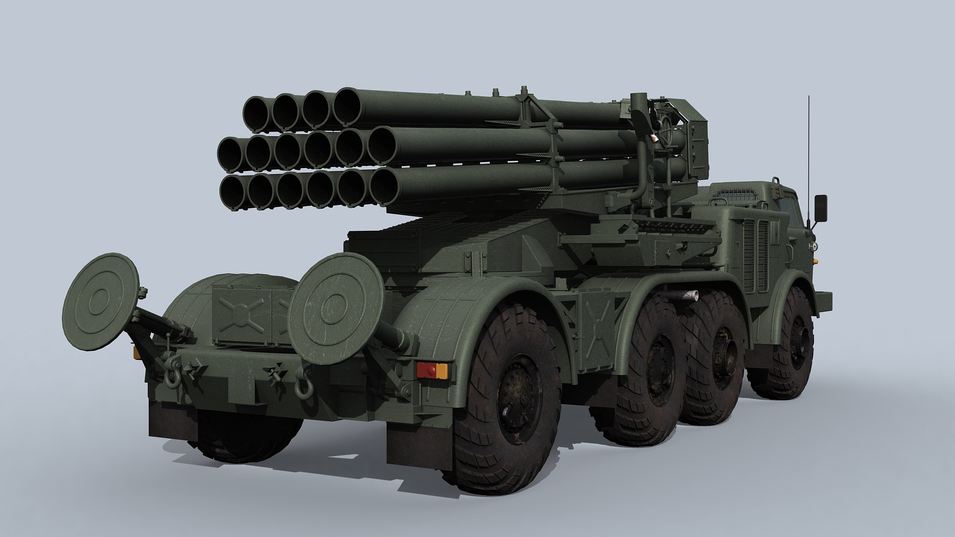 3D BM-27 Uragan - TurboSquid 2068017