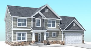 Classic American House 008