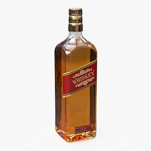 Classic Style Whisky Bottle 12 Years Red Label