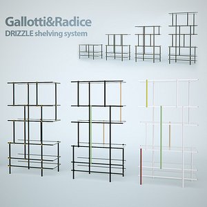 Gallotti&Radice DRIZZLE Shelving system