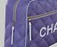 CHANEL Sac Melon Vintage Logo Cuir d'Agneau Matelassé Violet