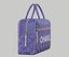 CHANEL Sac Melon Vintage Logo Cuir d'Agneau Matelassé Violet
