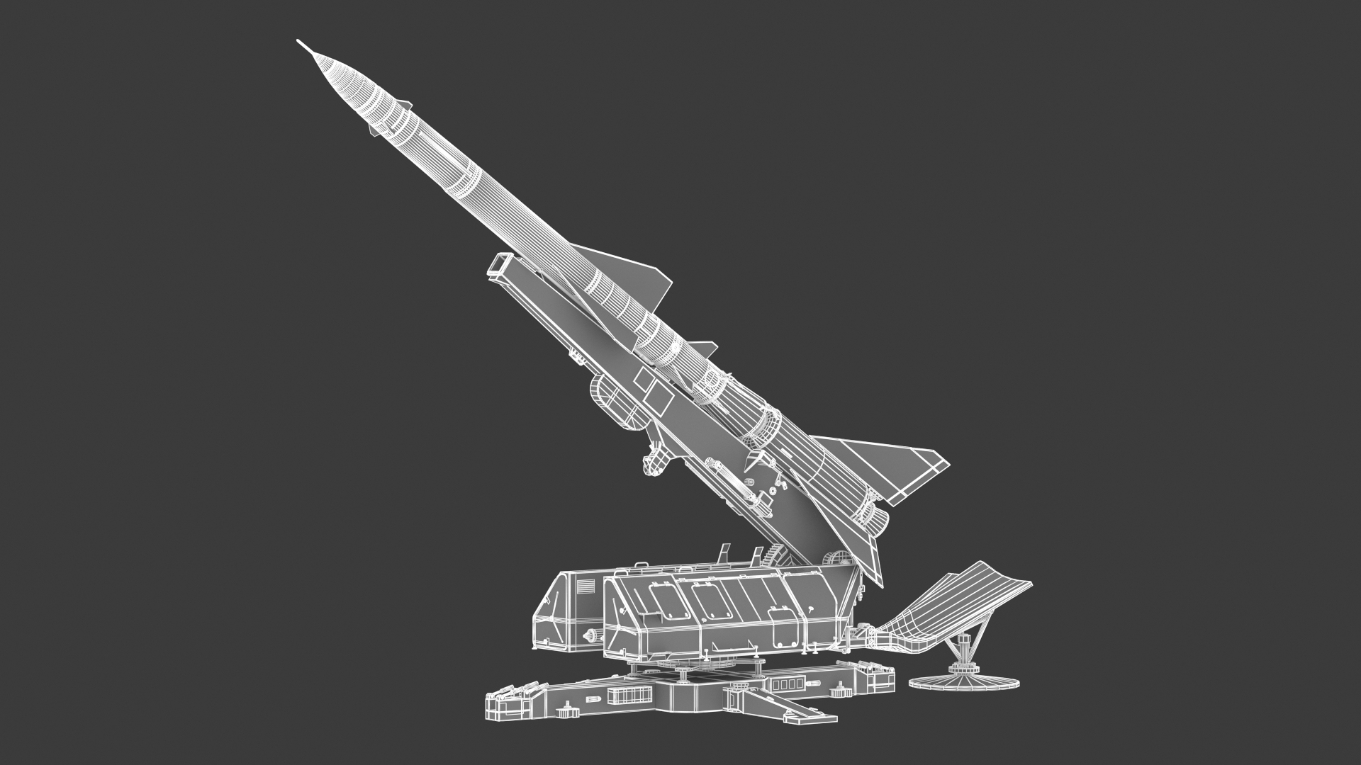 S-75 Dvina Sa-2 Model - TurboSquid 1480127