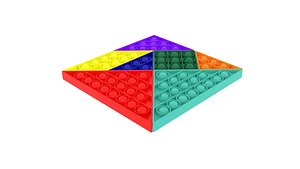 3D model Pop It Tangram Tetris Puzzles