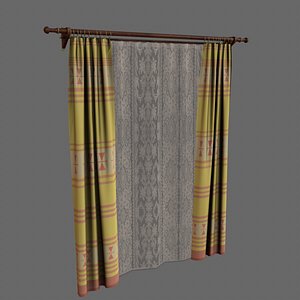 curtains 3d max