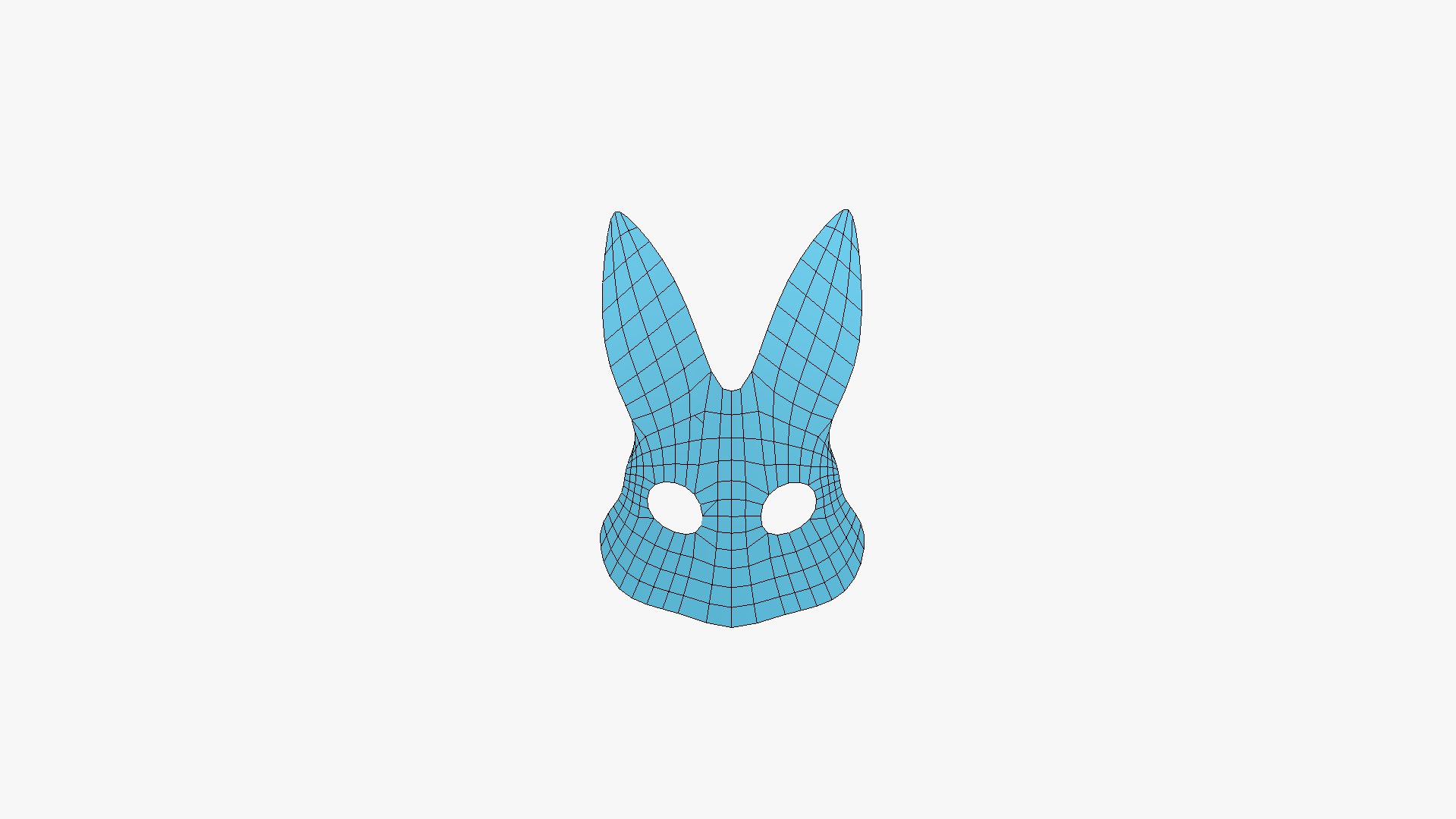 Bunny Mask Paper 01 - Character Design Fashion 3D Model - TurboSquid ...
