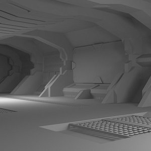3D interior scifi
