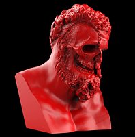 Hercules Ripped Face Bust