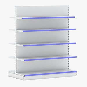 Supermarket Double Shelves 2