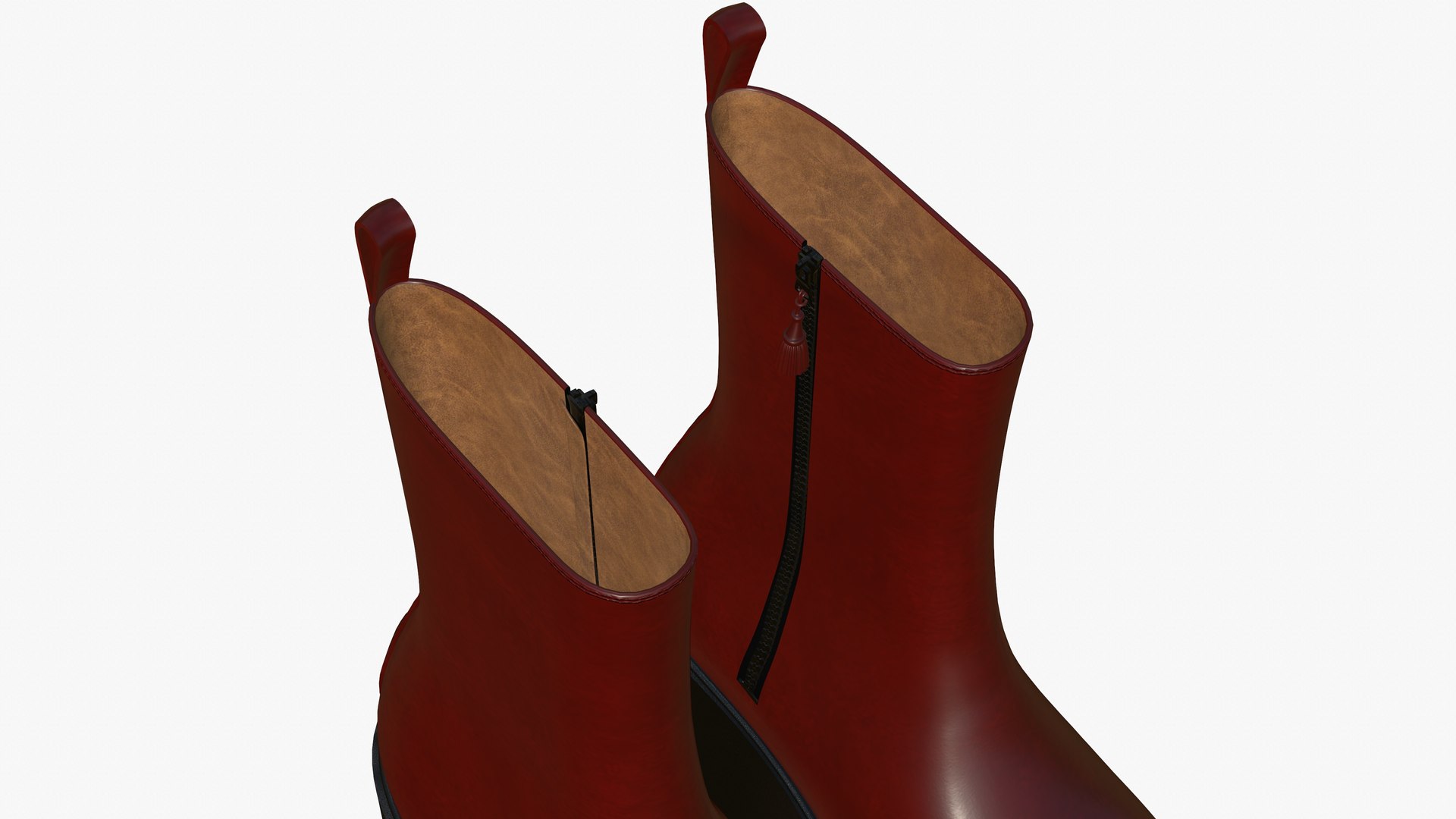 Realistic Leather Boots V84 model https://p.turbosquid.com/ts-thumb/hG/KTcBfg/bm/leatherbootsred21render11/jpg/1662530482/1920x1080/fit_q87/6d8e8b6001fa1da94a646c2262fed76985556fe2/leatherbootsred21render11.jpg