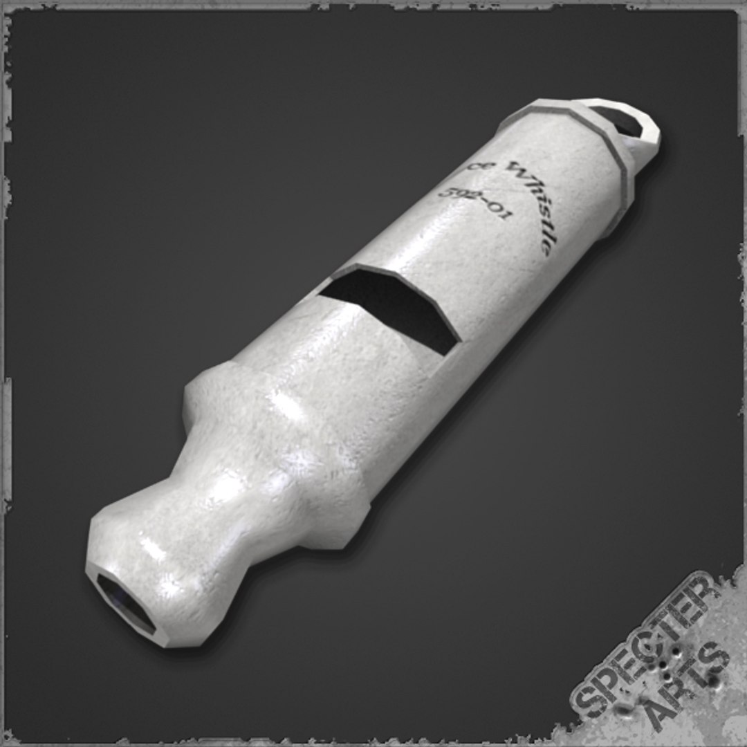 Tone Cylindrical Police Whistle 3ds Free