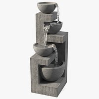 Three Tier Garden Fountain Concrete