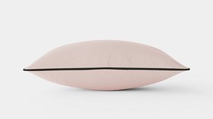 Cushion Cover in Cotton Velvet Powder Pink model