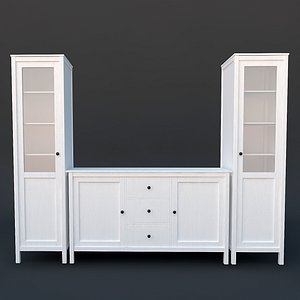 3d hemnes cabinet model