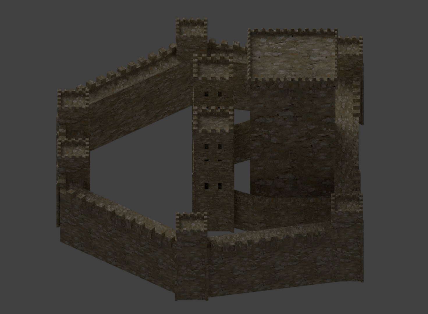 Castle Stone 3D Model - TurboSquid 1245415