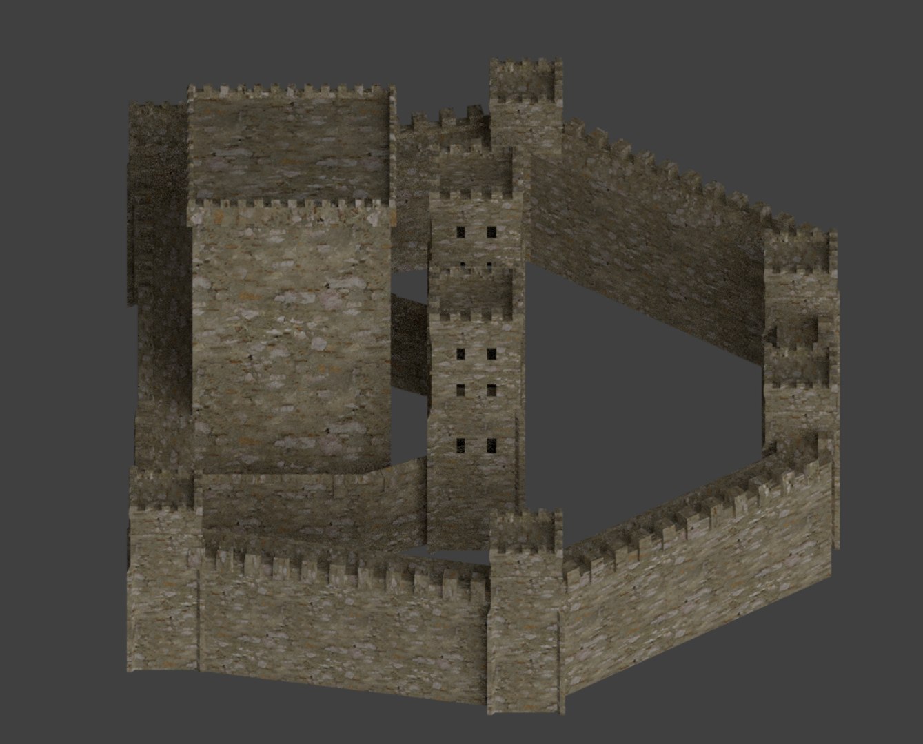 Castle Stone 3D Model - TurboSquid 1245415