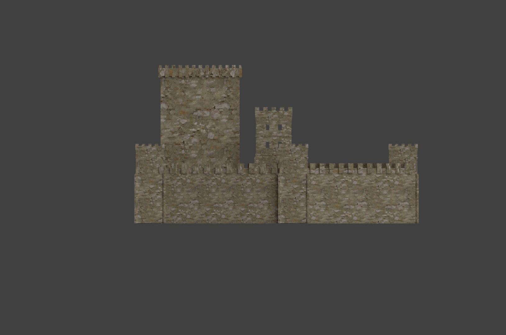 Castle Stone 3D Model - TurboSquid 1245415