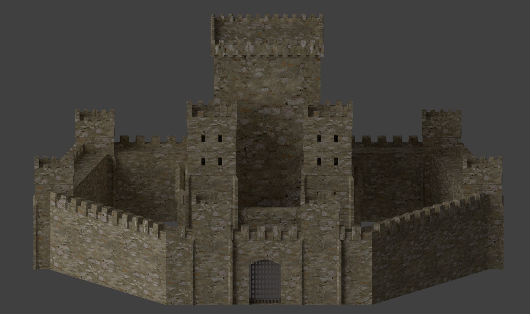Castle Stone 3D Model - TurboSquid 1245415