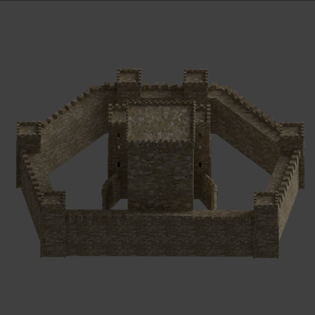 Castle Stone 3D Model - TurboSquid 1245415