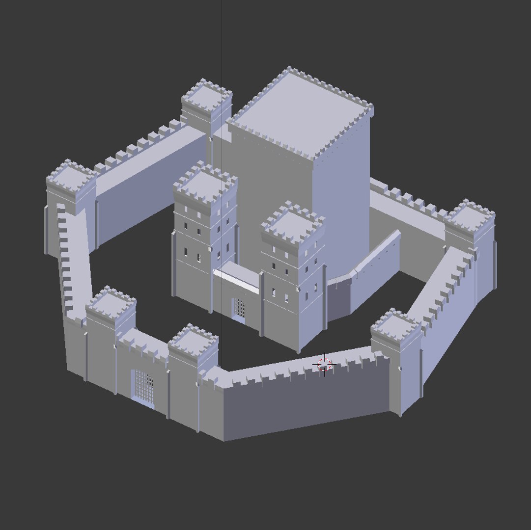 Castle Stone 3D Model - TurboSquid 1245415