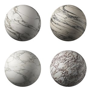 Marble Porcelain Stoneware Materials Set 04