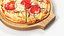 Tábua de Servir Redonda com Pizza