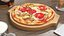 Tábua de Servir Redonda com Pizza