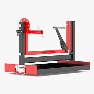 Garage Motorcycle Engine Stand 3D model