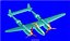 Modelo de montagem sólida de aeronaves de caça P-3