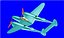 Modelo de montagem sólida de aeronaves de caça P-3