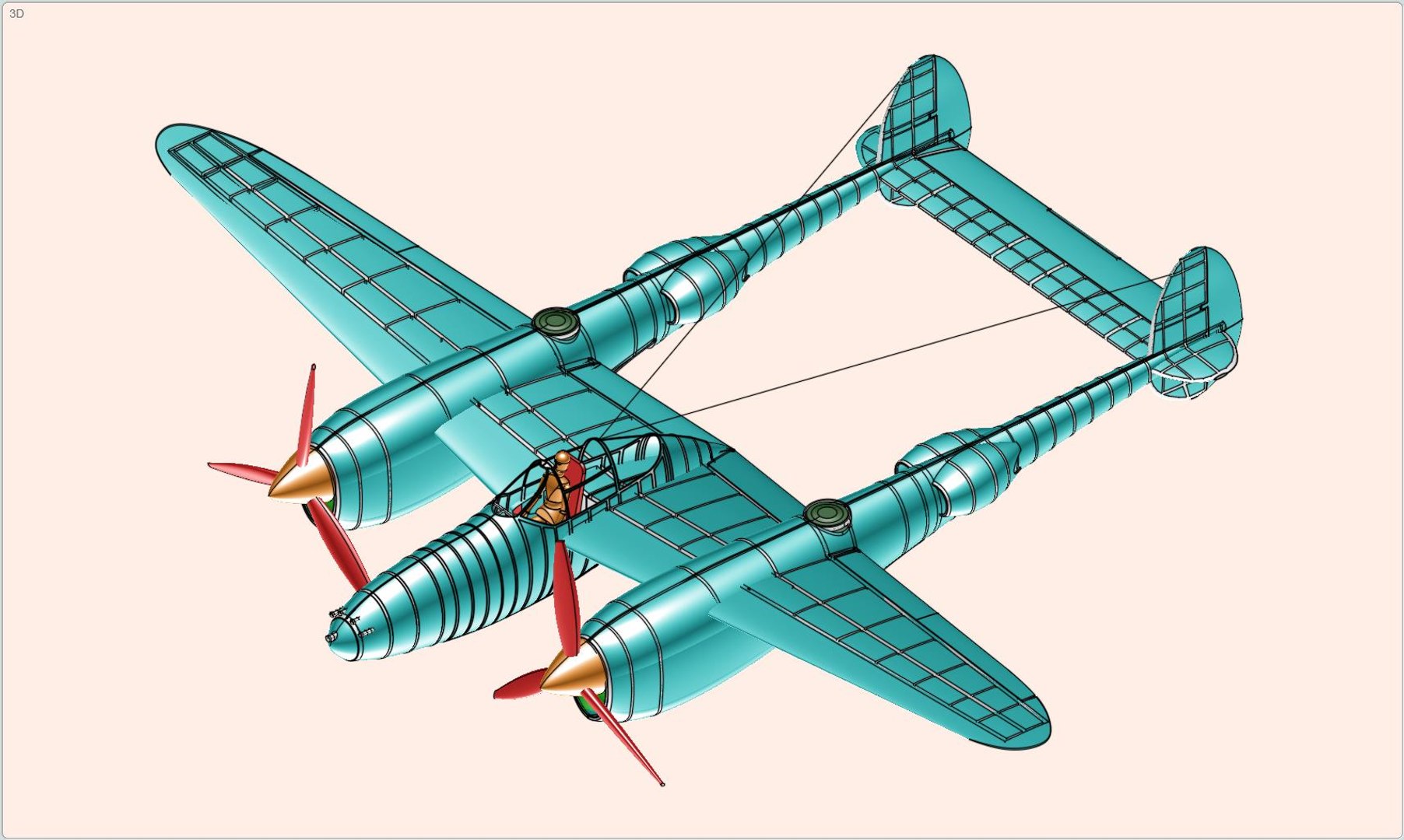 3d p-38 fighter aircraft solid model https://p.turbosquid.com/ts-thumb/hG/YCXMRM/U26g2Pbn/p3829/jpg/1459864077/1920x1080/fit_q87/e7fcef504fca273e73976461bc47fc13437c94e8/p3829.jpg