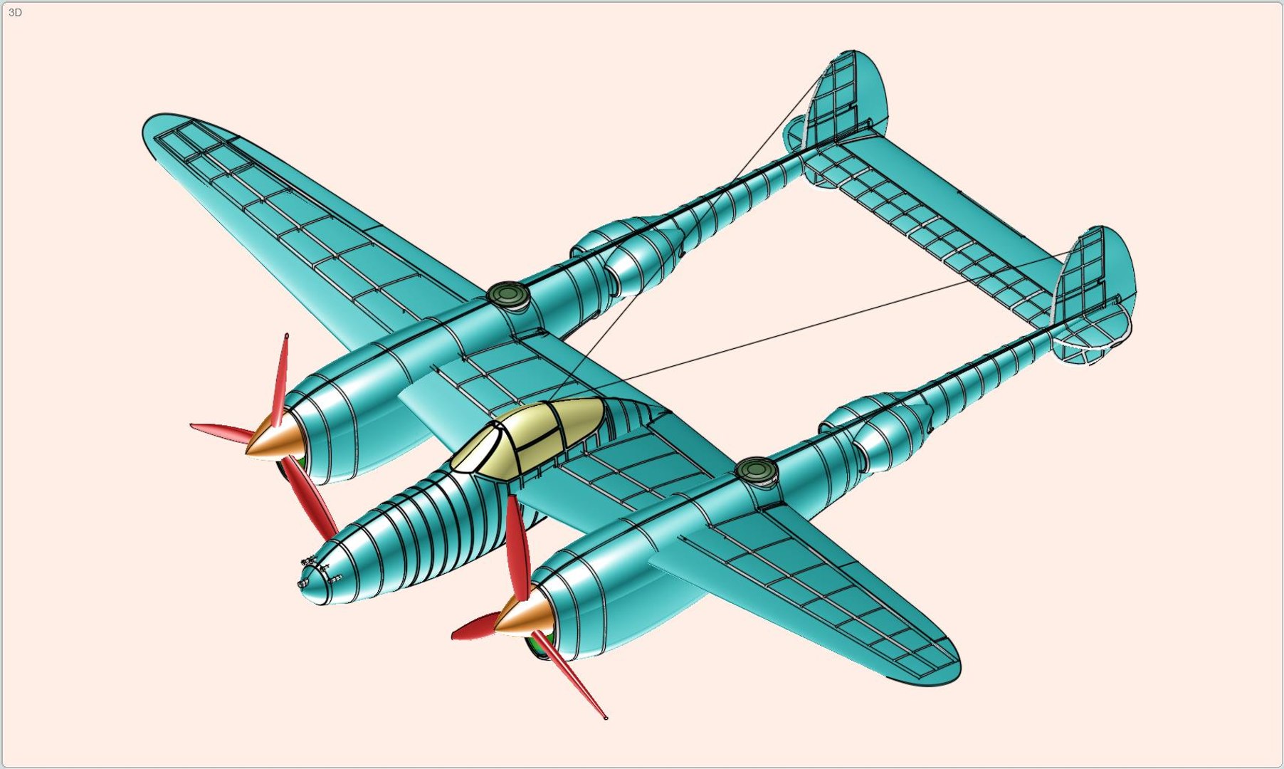 3d p-38 fighter aircraft solid model https://p.turbosquid.com/ts-thumb/hG/YCXMRM/bCSd0bLk/p3830/jpg/1459864077/1920x1080/fit_q87/7543b96b6f4089d93c58964bd872aade07c174db/p3830.jpg