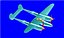 Modelo de montagem sólida de aeronaves de caça P-3