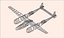 Modelo de montagem sólida de aeronaves de caça P-3