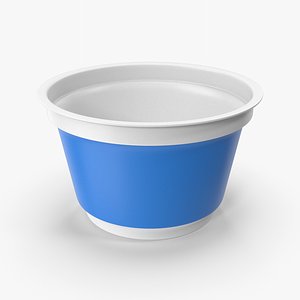 Sour Cream Cup 3D