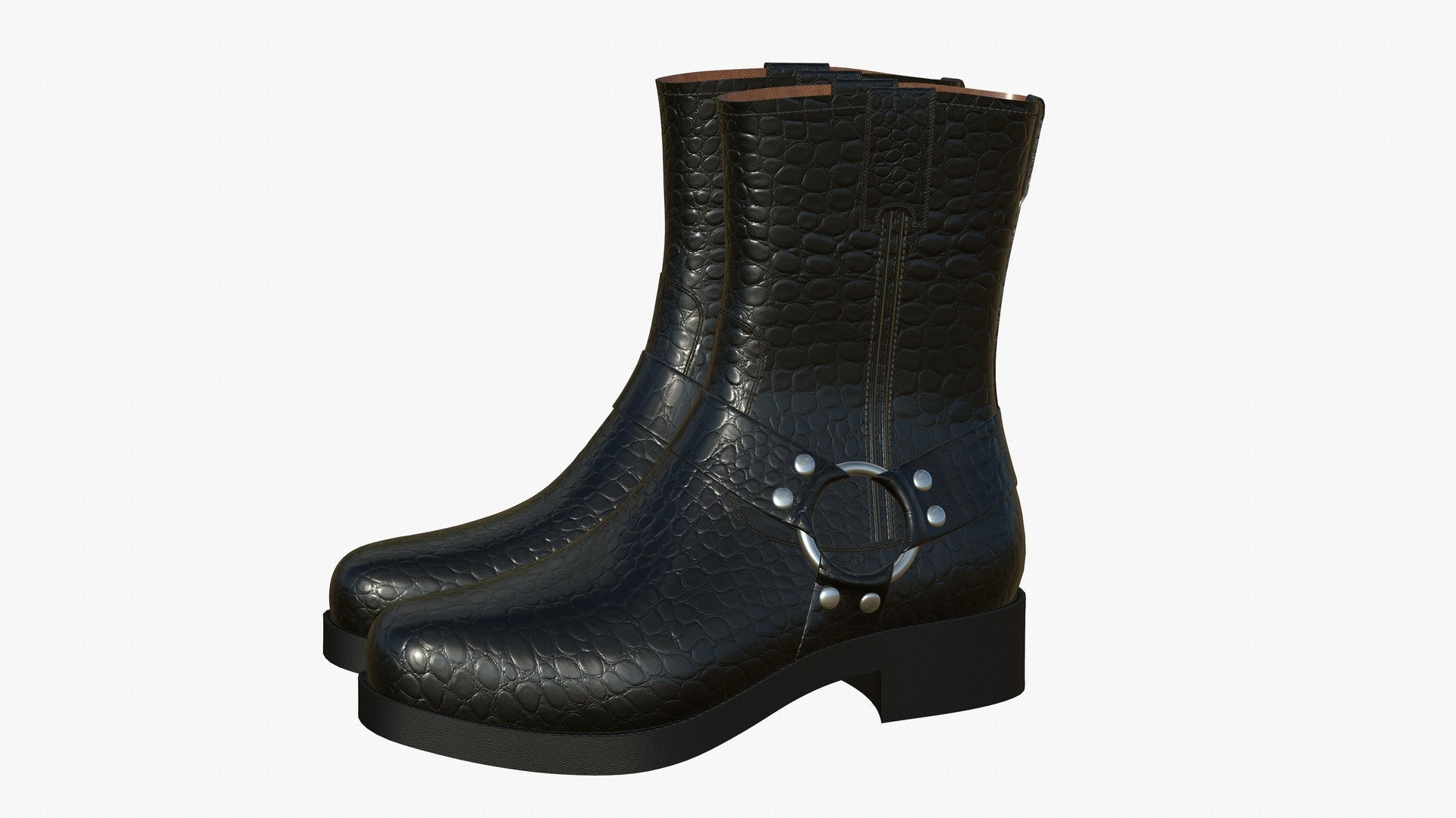 Realistic Leather Boots V13 3D https://p.turbosquid.com/ts-thumb/hG/bDy5EF/z2/leatherbootscrocodileblack40render09/jpg/1662528413/1920x1080/fit_q87/70f27b8470ff3dbec32e9c757b7654be3ff4a36d/leatherbootscrocodileblack40render09.jpg