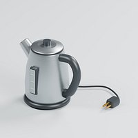 Stainless Electric Kettle with Power Base and Water Level Window