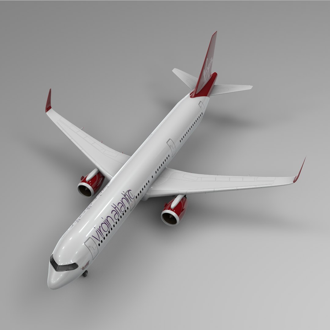 3D airbus a321 neo virgin atlantic - TurboSquid 1443169