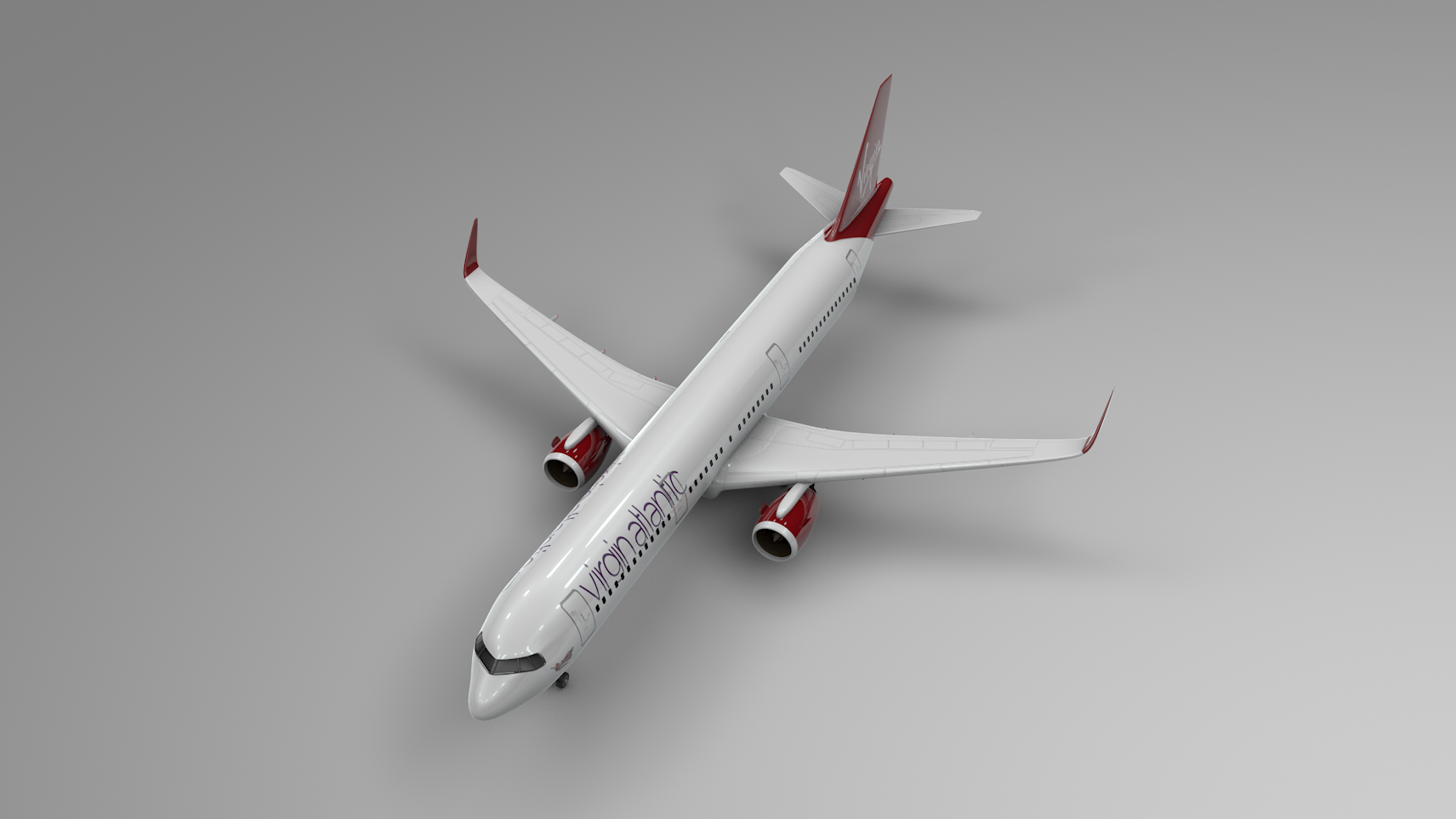 3D airbus a321 neo virgin atlantic - TurboSquid 1443169