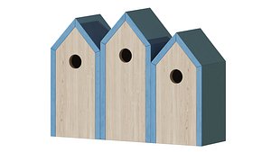 3D Modern Minimalist Birdhouse model