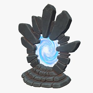 Stone Portal 2 3D model