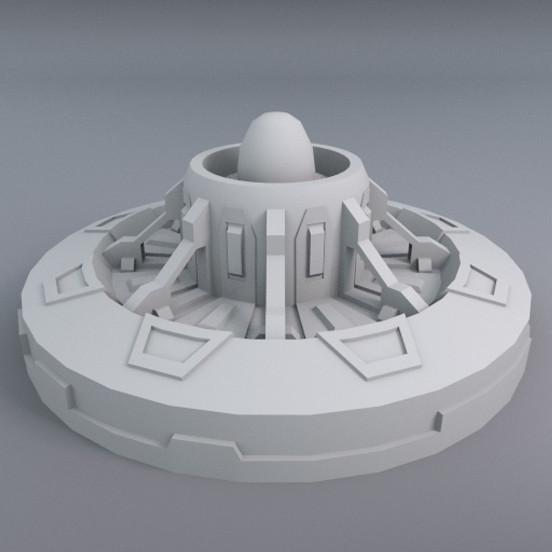 3d Greeble Attitude Thruster Model