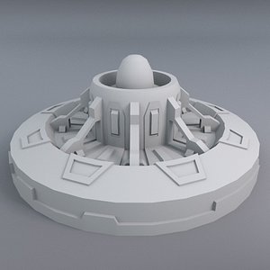 3d greeble attitude thruster model