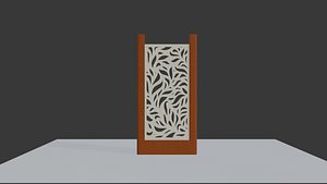 Decorative wall 3D model